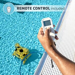 DOLPHIN Wave 100 Commercial Robotic Pool Cleaner with Caddy, Engineered for Extraordinary Pool Cleaning Performance, Ideal for Commercial Swimming Pools up to 88 Feet…