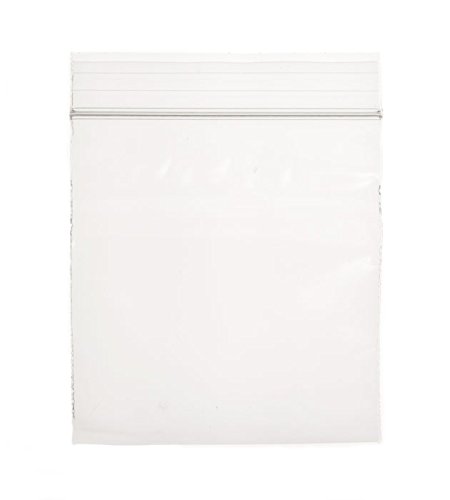 Dazzling Displays 100-Pack 2 Mil Clear Resealable Poly Bags (1.5 x 1.5 Inch)