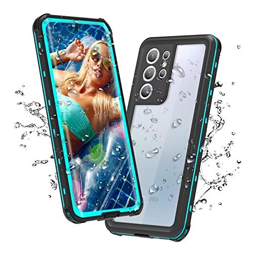 Samsung Galaxy S21 Ultra Waterproof Case, Galaxy S21 Ultra Case with Screen Protector, Heavy Duty Protective IP68 Waterproof Case for Samsung Galaxy S21 Ultra 6.8",2021 (S21 Ultra-6.8", Teal)