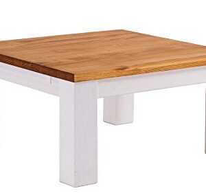 B.R.A.S.I.L.-Möbel TableChamp Dining Table Rio 70.9 x 35.4 Honey White Solid Wood Pine Oiled Farmhouse Extension Extendable Optional