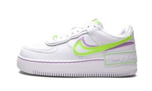 nike women's shoes air force 1 shadow white electric green dd9684-100 (numeric_9_point_5)
