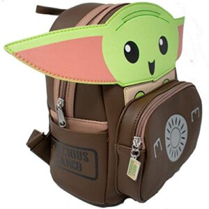 Loungefly Star Wars Baby Yoda The Mandalorian Womens Double Strap Shoulder Bag Purse