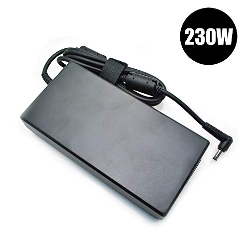 19.5V 11.8A 230W AC Laptop Charger A12-230P1A AC Adapter Fit for Chicony A17-230P1A Msi GS75 957-17G11P-101 GT72S STEALTH-248 GS65 Laptop 5.5 x 2.5mm