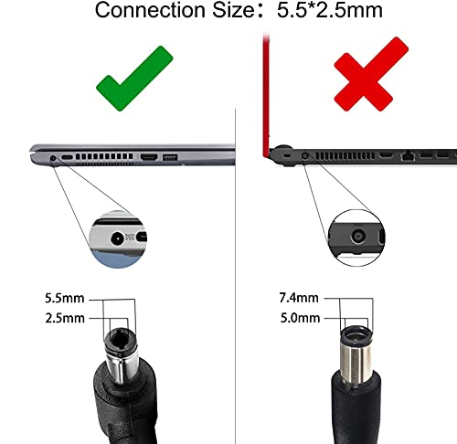 19.5V 11.8A 230W AC Laptop Charger A12-230P1A AC Adapter Fit for Chicony A17-230P1A Msi GS75 957-17G11P-101 GT72S STEALTH-248 GS65 Laptop 5.5 x 2.5mm