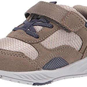 Stride Rite Boy's Made2Play Brighton Athletic Sneaker, Taupe, 13 Little Kid