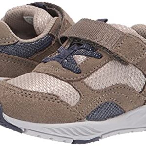 Stride Rite Boy's Made2Play Brighton Athletic Sneaker, Taupe, 13 Little Kid