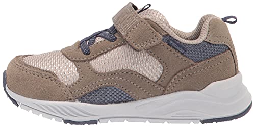 Stride Rite Boy's Made2Play Brighton Athletic Sneaker, Taupe, 13 Little Kid