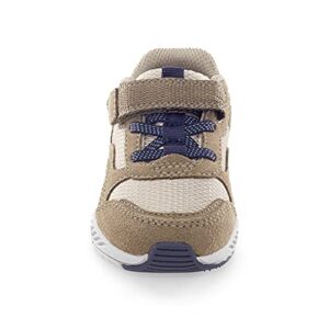 Stride Rite Boy's Made2Play Brighton Athletic Sneaker, Taupe, 13 Little Kid