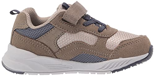 Stride Rite Boy's Made2Play Brighton Athletic Sneaker, Taupe, 13 Little Kid