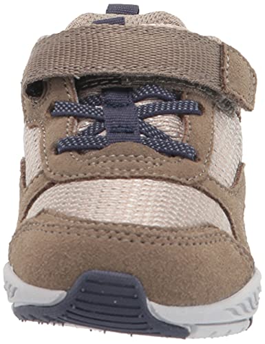 Stride Rite Boy's Made2Play Brighton Athletic Sneaker, Taupe, 13 Little Kid