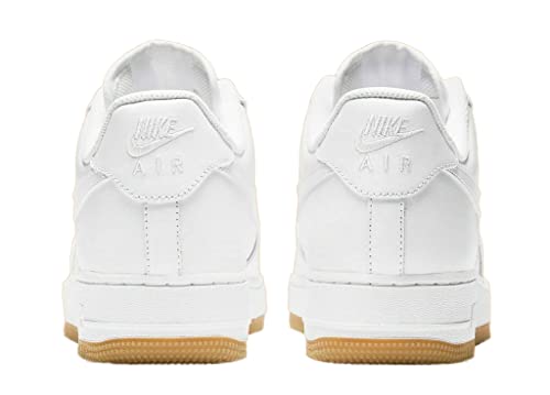 Nike Men's Air Force 1 Low '07 Shoe, White/White-gum Light Brown, 10.5