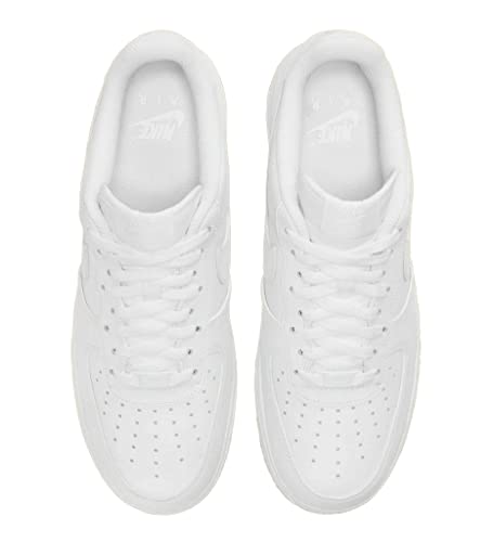 Nike Men's Air Force 1 Low '07 Shoe, White/White-gum Light Brown, 10.5