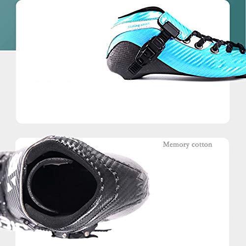 Inline Skates Roller Skates for Adult - Professional Carbon Fiber Speed Skating Shoes Children can Use 4X90MM Wheels Men and Women Speed Skating Roller Shoes