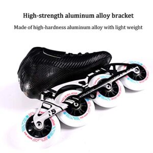 Inline Skates Roller Skates for Adult - Professional Carbon Fiber Speed Skating Shoes Children can Use 4X90MM Wheels Men and Women Speed Skating Roller Shoes