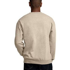 Fruit of the Loom mens Eversoft Fleece Sweatshirts & Hoodies Shirt, Crewneck Sweatshirt - Khaki Heather, Medium US