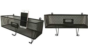 3257 - iron wall hanging basket shelf holder rack decor display organizer – qq09