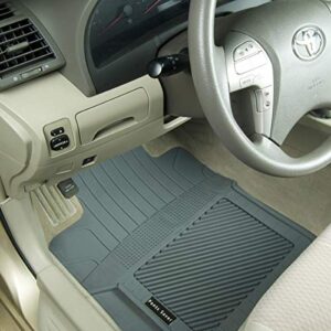 PantsSaver Custom Fit Floor Mats for Volvo S60 2019 All Weather Protection-4 Piece Set-High Raised Border Protection Great for Catching Spills - Grey