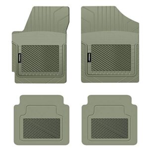 pantssaver custom fit floor mats for volvo s60 2019 all weather protection-4 piece set-high raised border protection great for catching spills - grey
