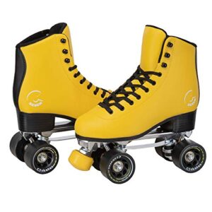 C SEVEN C7skates Dark Magic Quad Roller Skates (Queen Bee, Women's 6 / Youth 5 / Men's 5)