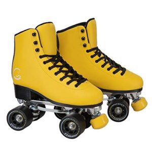 C SEVEN C7skates Dark Magic Quad Roller Skates (Queen Bee, Women's 6 / Youth 5 / Men's 5)