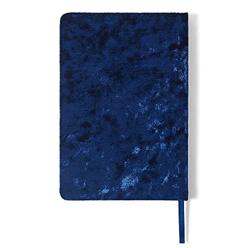 Sorority Shop Sigma Gamma Rho Notebook - SGR Velvet Notebook with Velvet Cover, Gold Foil Imprint, Satin Ribbon, 216 Lined Pages, Glued Binding - Sorority Journal, Sigma Gamma Rho Sorority Gift