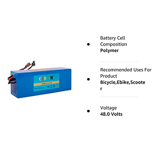 48V Battery 10AH/ 14AH/ 20AH Lithium Batteries for 200-1200W Motor ebike Scooter Electric Bike li ion Battery Pack