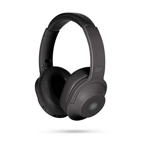 iJoy Hypnotic Active Noise-Cancelling Headphones-Wireless Over Ear Bluetooth Headphones with 5.0 High Connectivity- Over-Ear ANC Headset Rich HQ Sound& Deep Bass- 35 Hour Battery- Backup 3.5mm Cable