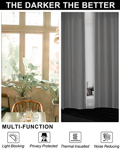 SNITIE White 96in Long Velvet Curtains with Grommet, Super Soft Thermal Insulated Noise Reducing Thick Light Filtering Velvet Drapes for Living Room and Bedroom, Set of 2 Panels, 52 x 96 Inch Long