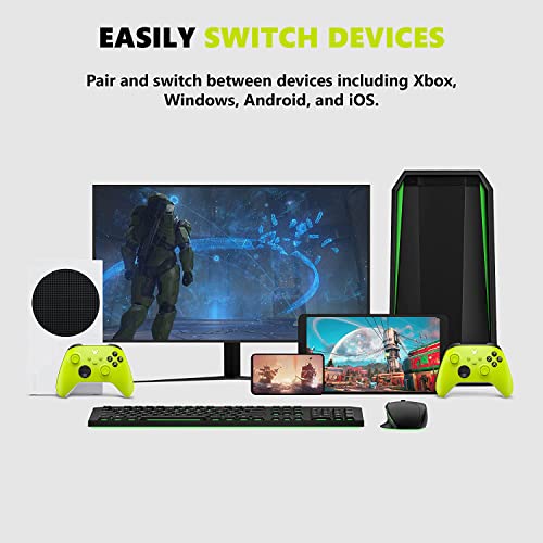 Xbox Core Wireless Controller – Electric Volt – Xbox Series X|S, Xbox One, and Windows Devices