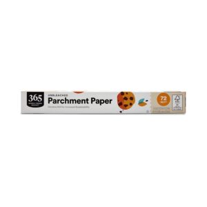 365 by whole foods market, unbleached parchment paper, 72 sq ft