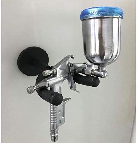 Magnetic Paint Spray Gun Holder Stand Hanger - Strong Magnet - No Scratches to The Surface - No Spray Gun