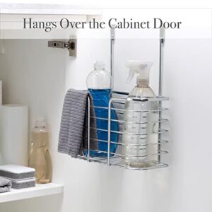Kitchen Details 1 Tier Over the Cabinet Organizer | Single Basket | Door Hanging Storage | Bathroom | Kitchen | Chrome