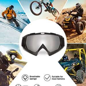 KEMIMOTO Dirt Bike Goggles Motocross Goggles ATV UTV Goggles Anti UV Riding Goggles Ski Goggles