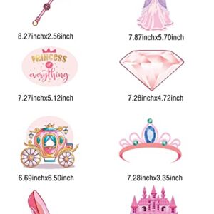 JHkim Princess Party Decorations, 30 CT Princess Birthday Party Supplies for Baby Shower Decorations, Princess Theme Birthday Party