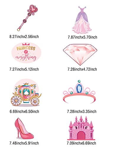 JHkim Princess Party Decorations, 30 CT Princess Birthday Party Supplies for Baby Shower Decorations, Princess Theme Birthday Party