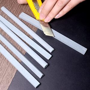 CBRIGHT Knife Sharpening Stone Set,6 pcs 180# Whetstone Set, Coarse Polishing OilStone Set for Sharpen Chisel Gouge or Most Metal Bladed Cutting Tools, Variety of Shapes (Length:150mm(appr.5.90inch))