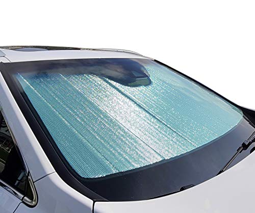 AutoTech Park Foldable Sunshade Compatible with 2014-2023 Porsche Macan SUV, Custom-fit Windshield Sun Shade