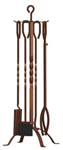 fire beauty 5 pieces fireplace tools set(antique bronze)