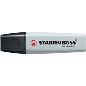 stabilo boss original pastel highlighter, dusty grey