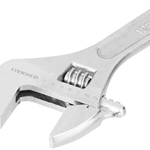 Amazon Brand - Denali Adjustable Wrench Set, 4-Piece (6-Inch, 8-Inch, 10-Inch, 12-Inch)