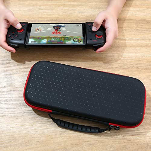 iofeiwak Carrying Case for Switch Hori Split Pad Pro Portable Hard Shell Carrying Case for Nintendo Switch + Split Pad Pro & RoG Ally & Binbok Joy Pad Controllers - Lightweight & Shockproof