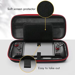 iofeiwak Carrying Case for Switch Hori Split Pad Pro Portable Hard Shell Carrying Case for Nintendo Switch + Split Pad Pro & RoG Ally & Binbok Joy Pad Controllers - Lightweight & Shockproof