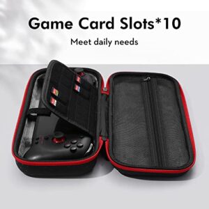 iofeiwak Carrying Case for Switch Hori Split Pad Pro Portable Hard Shell Carrying Case for Nintendo Switch + Split Pad Pro & RoG Ally & Binbok Joy Pad Controllers - Lightweight & Shockproof