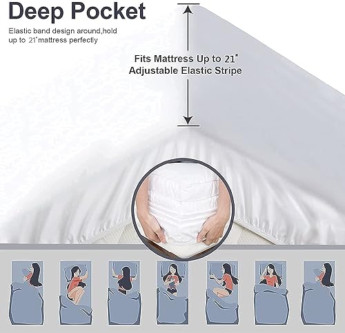 Mattress Topper California King, BedsPick Pillow top Mattress Padded Cover Washable, Soft Plush Mattress Pad Overfilled with Down Alternative, Quilted Cal King Bed Toppers Fitted Deep Pocket