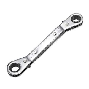uxcell reversible ratcheting wrench,1/2-inch x 9/16-inch offset double box end, cr-v