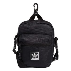 adidas originals utility festival 2.0 crossbody bag, black, one size