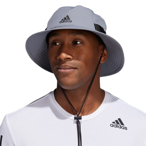 adidas Men's Victory 4 Bucket Hat, Grey, Large-X-Large