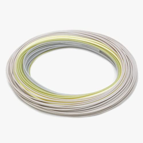 Rio Elite Predator Fly Line, Designed to Cast Large & Heavy Flies, Low-Stretch & Ultra-Slick Performance, Gray/Camo/Yellow/Beige, 100ft, WF8F/H/I