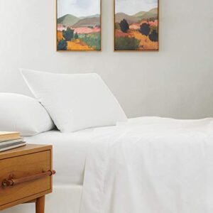 pendleton - soft cotton sheet set - 100% organic cotton bedding - 200 thread count percale bedroom set