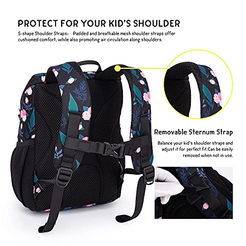 MOUNTAINTOP Toddler Backpack for Kids Boys Girls, Daycare Kindergarten Preschool Nursery Children Bag Removable Chest Strap